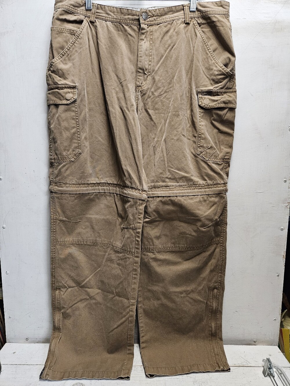 Gander Mountain Guide Series Mens 38x34 Convertible Outdoor Cargo Pants Shorts